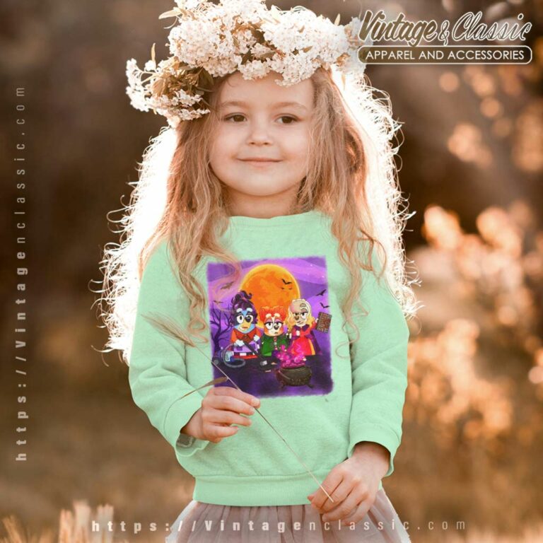 Bluey Hocus Pocus Shirt Bluey Witches kids Sweetshirt Bluey Hocus Pocus Shirt Bluey Witches kids Sweetshirt