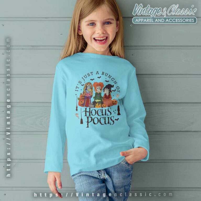 Bluey Hocus Pocus Shirt Gift For Bluey Fan kids Longsleeve Bluey Hocus Pocus Shirt Gift For Bluey Fan kids Longsleeve