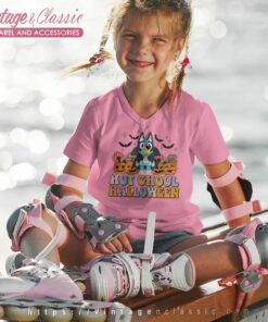 Bluey Hot Ghoul Halloween Shirt Gift For Fan kids Vneck