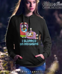 Bluey I Slipped On My Beans, Bingo Shirt 8 Bluey I Slipped On My Beans Bingo Hoodie