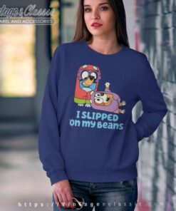 Bluey I Slipped On My Beans, Bingo Shirt 5 Bluey I Slipped On My Beans Bingo Sweatshirt