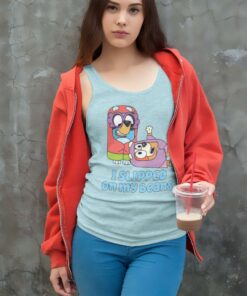 Bluey I Slipped On My Beans, Bingo Shirt 4 Bluey I Slipped On My Beans Bingo Tank Top Racerback