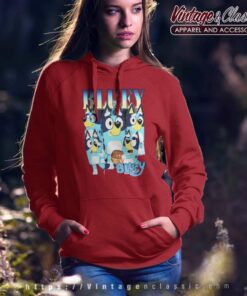 Bluey Logo Funny Shirt Gift For Fan Hoodie