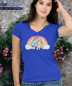Bluey Matching Family Shirt Bluey Bingo V Neck TShirt
