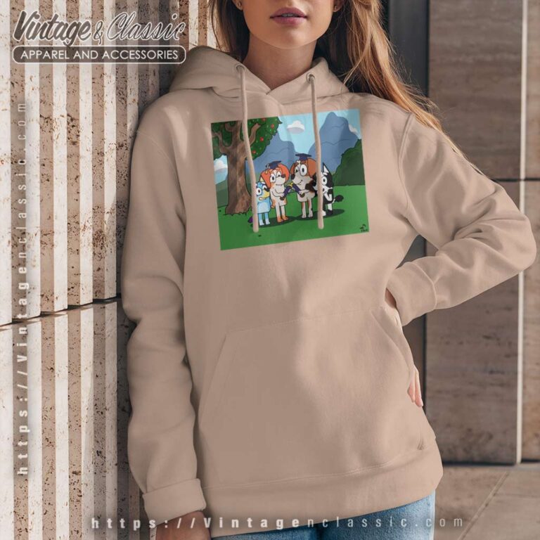 Bluey Mia And Captains Graduation Hoodie Bluey Mia And Captains Graduation Hoodie