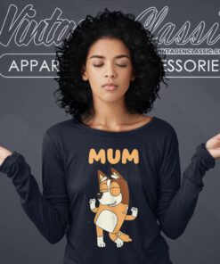 Bluey Mom Chilli Heeler Mothers Day Gift Long Sleeve Tee