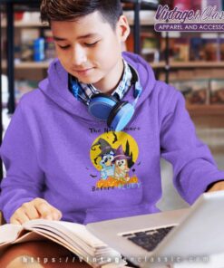 Bluey Nightmare Before Shirt Bluey Halloween 5 Bluey Nightmare Before Shirt Bluey Halloween kids Hoodie