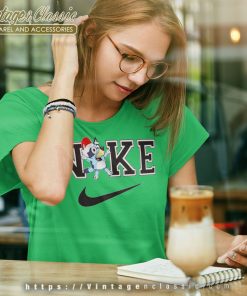 Bluey Nike Logo Christmas Women T Shirt