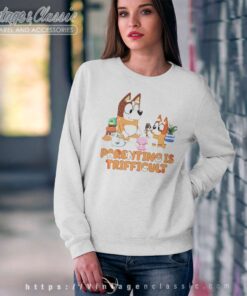 Bluey Parenting Is Trifficult Bluey Bingo Sweatshirt