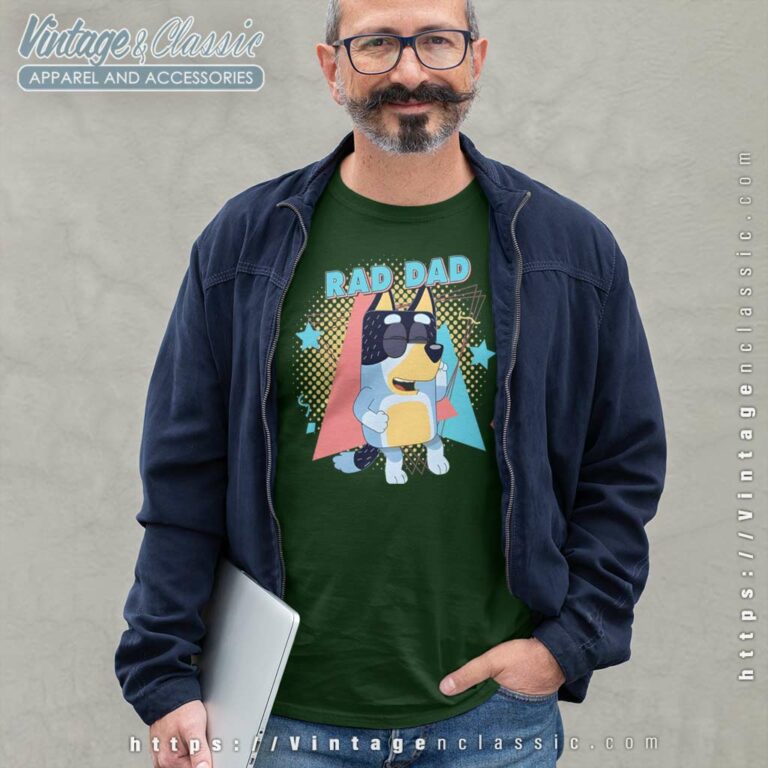 Bluey Rad Dad Shirt Gift For Bluey Fan Longsleeves Bluey Rad Dad Shirt Gift For Bluey Fan Longsleeves