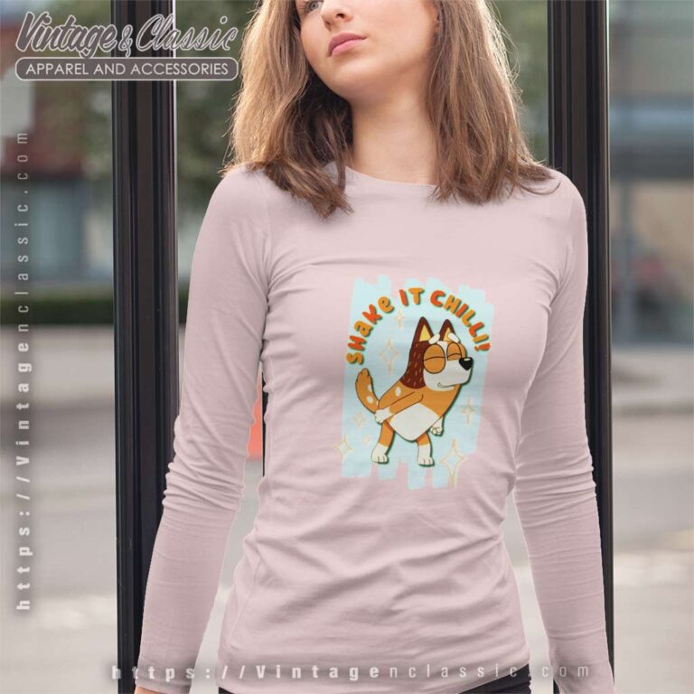 Bluey Shake It Chilli Mothers Day Long Sleeve Tee Bluey Shake It Chilli Mothers Day Long Sleeve Tee