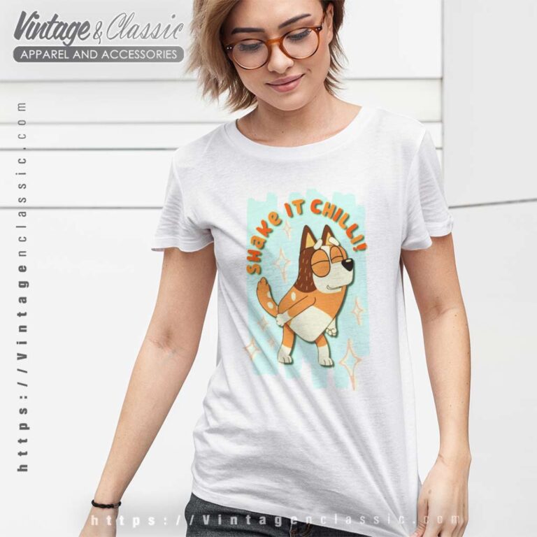 Bluey Shake It Chilli Mothers Day T Shirt Bluey Shake It Chilli Mothers Day T Shirt