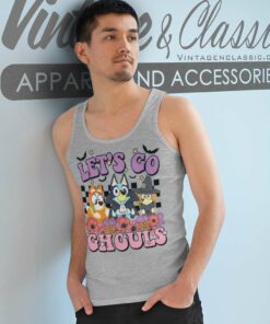 Bluey Shirt Halloween Lets Go Ghouls 4 Bluey Shirt Halloween Lets Go Ghouls Tank Top Racerback
