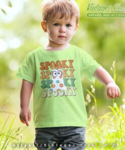 Bluey Spooky Halloween kids Tshirt