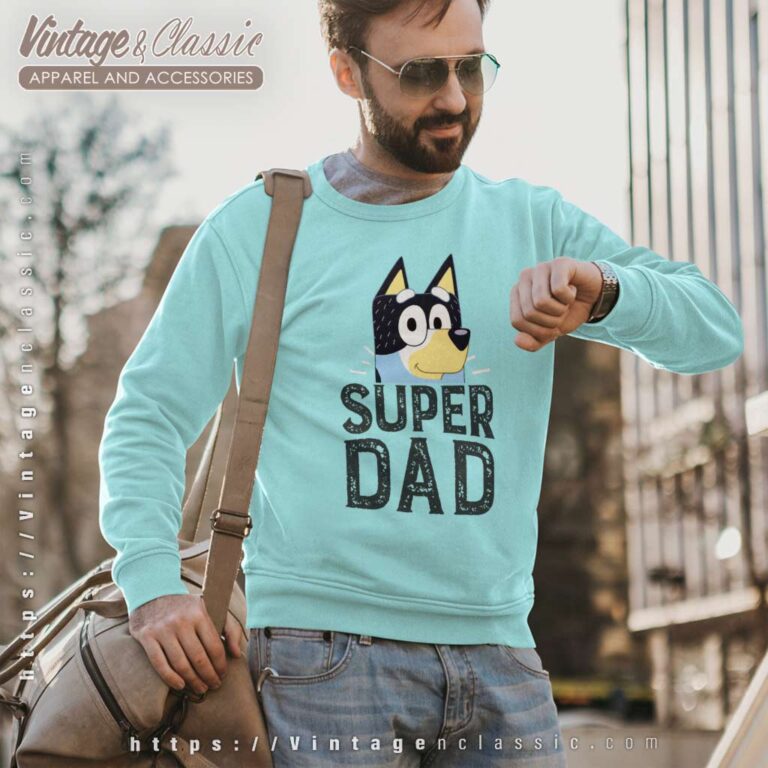 Bluey Super Dad Bandit Sweetshirt Bluey Super Dad Bandit Sweetshirt
