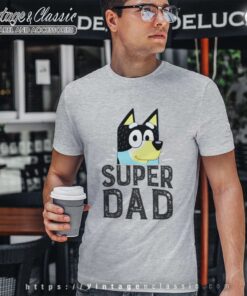 Bluey Super Dad Bandit Tshirt