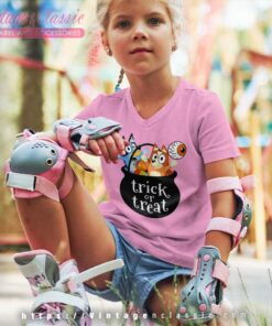 Bluey Trick Or Treat Halloween Shirt 5 Bluey Trick Or Treat Halloween kids Vneck