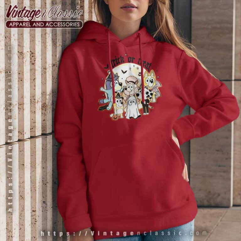 Bluey Trick Or Treat Shirt Bluey And Friend Hoodie Bluey Trick Or Treat Shirt Bluey And Friend Hoodie