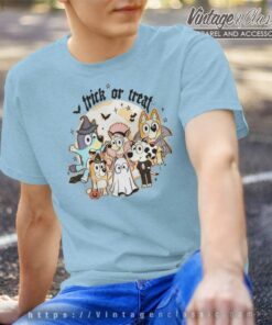 Bluey Trick Or Treat Shirt Bluey And Friend T Shirt