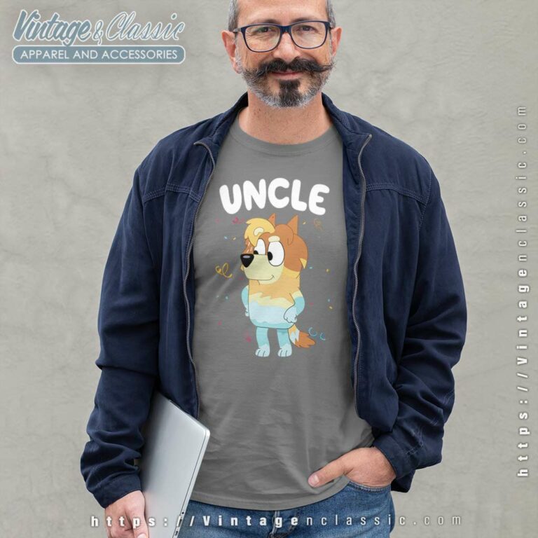 Bluey Uncle Shirt Bluey Family Longsleeve Bluey Uncle Shirt Bluey Family Longsleeve