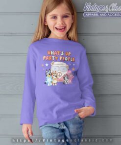 Bluey Whats Up Party People kids Longsleeves