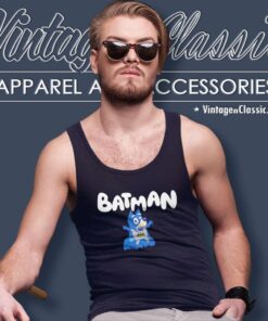 Bluey X Batman Batdad Funny Tank Top Racerback