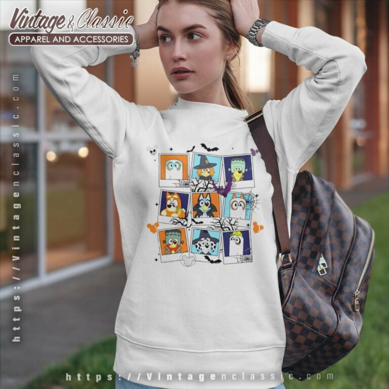 Bluey and Friend Halloween Shirt Bluedog Spooky Sweatshirt Bluey and Friend Halloween Shirt Bluedog Spooky Sweatshirt