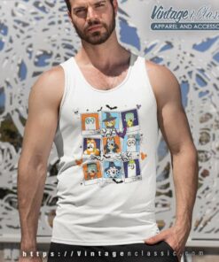 Bluey and Friend Halloween Shirt Bluedog Spooky Tank Top Racerback