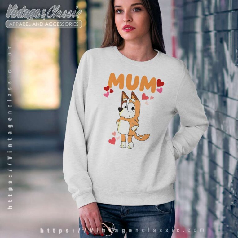 Blueys Mum Sweet Doggy Mom Love Sweatshirt Blueys Mum Sweet Doggy Mom Love Sweatshirt