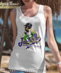 Bo Jackson Kansas City Royals Caricature Tank Top