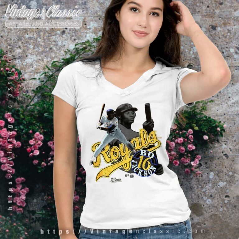 Bo Jackson Kansas City Royals V Neck Bo Jackson Kansas City Royals V Neck
