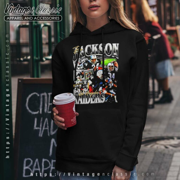 Bo Jackson Los Angeles Raiders Hoodie Bo Jackson Los Angeles Raiders Hoodie