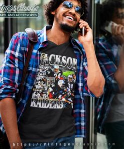 Bo Jackson Los Angeles Raiders V Neck TShirt