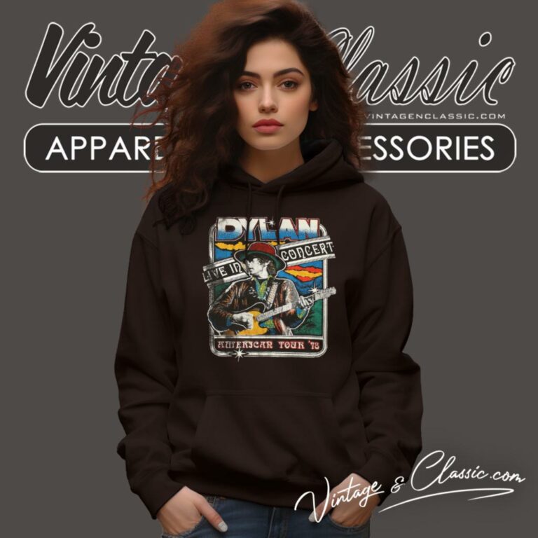 Bob Dylan 1978 Concert Hoodie Bob Dylan 1978 Concert Hoodie