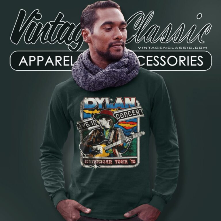 Bob Dylan 1978 Concert Long Sleeve Tee Bob Dylan 1978 Concert Long Sleeve Tee