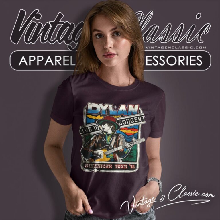 Bob Dylan 1978 Concert Women T Shirt Bob Dylan 1978 Concert Women T Shirt