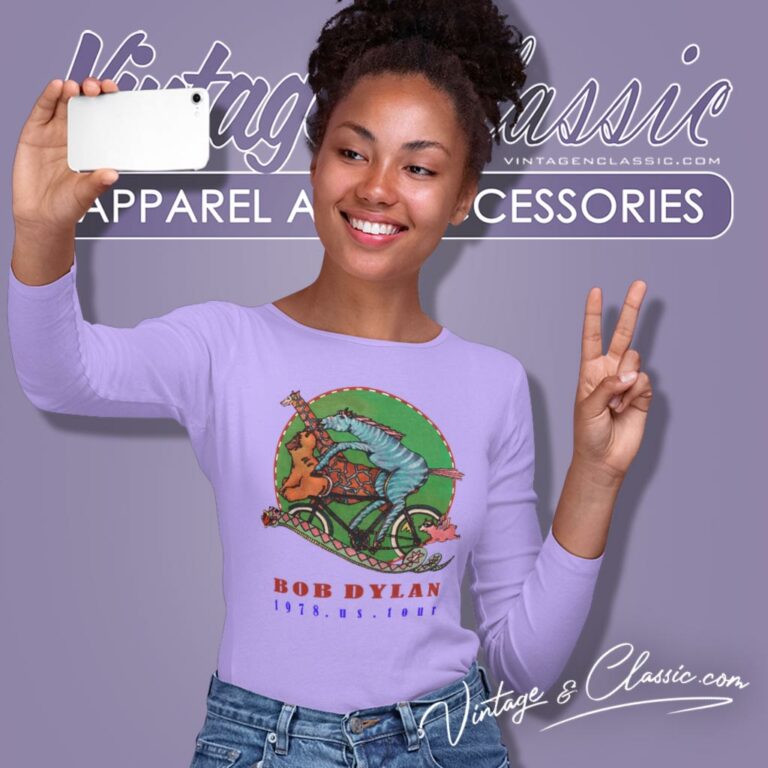 Bob Dylan 1978 Us Tour Long Sleeve Tee Bob Dylan 1978 Us Tour Long Sleeve Tee