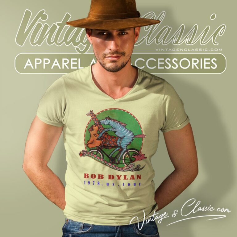 Bob Dylan 1978 Us Tour V Neck TShirt Bob Dylan 1978 Us Tour V Neck TShirt