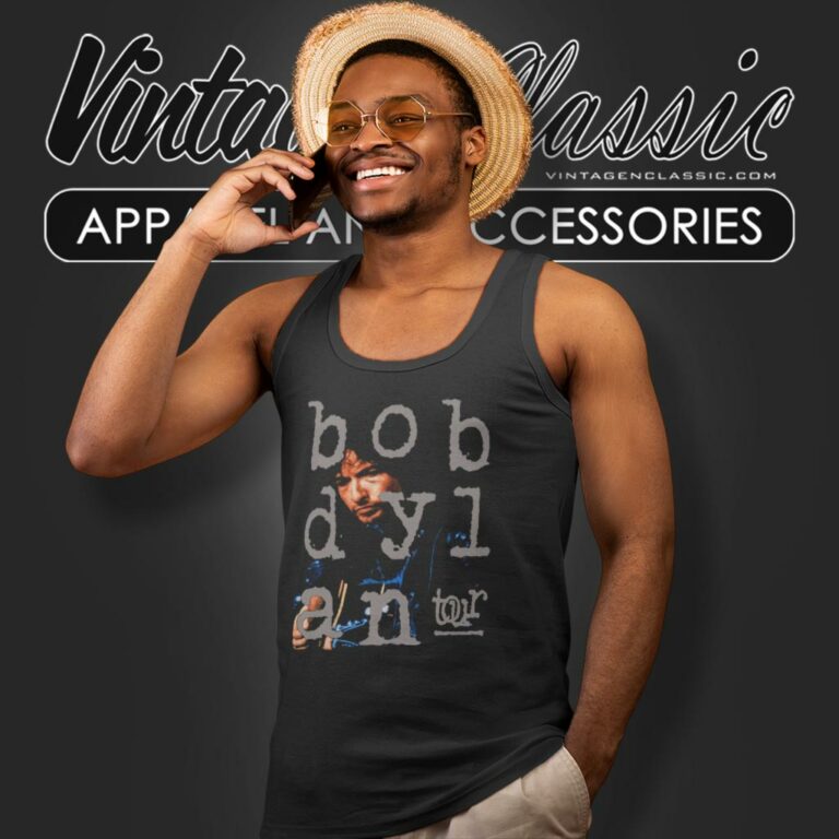Bob Dylan 1992 Tour Tank Top Racerback Bob Dylan 1992 Tour Tank Top Racerback