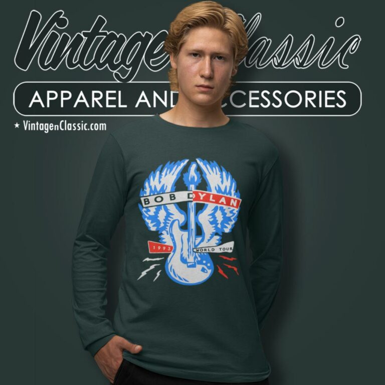 Bob Dylan 1993 World Tour Long Sleeve Tee Bob Dylan 1993 World Tour Long Sleeve Tee