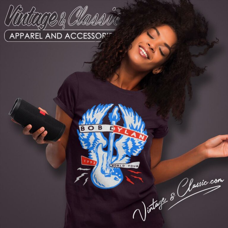 Bob Dylan 1993 World Tour Women T Shirt Bob Dylan 1993 World Tour Women T Shirt