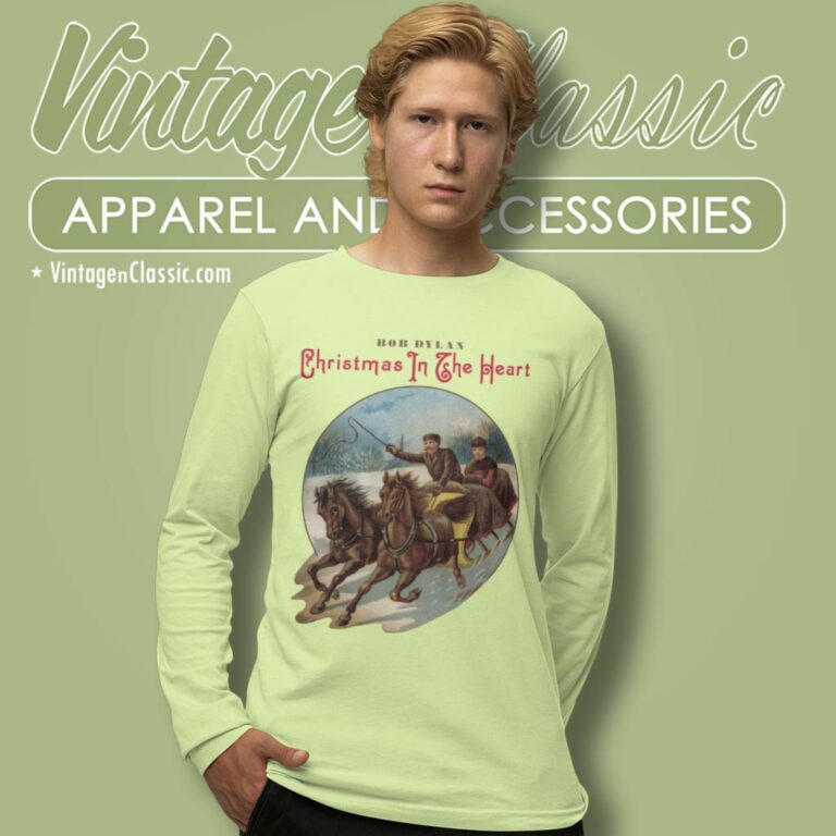 Bob Dylan Christmas In The Heart Long Sleeve Tee Bob Dylan Christmas In The Heart Long Sleeve Tee