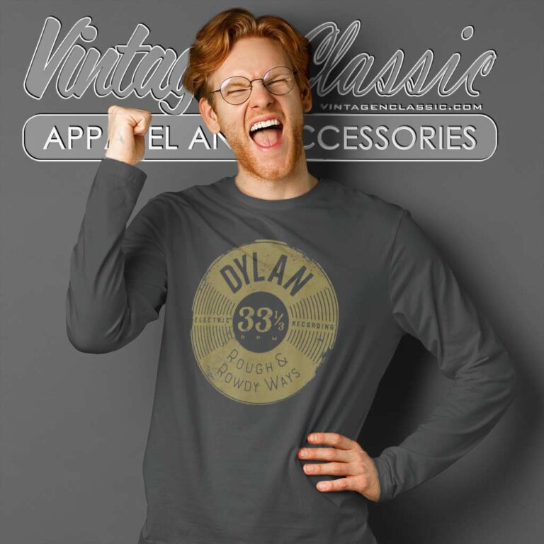 Bob Dylan Electric Recording Long Sleeve Tee Bob Dylan Electric Recording Long Sleeve Tee