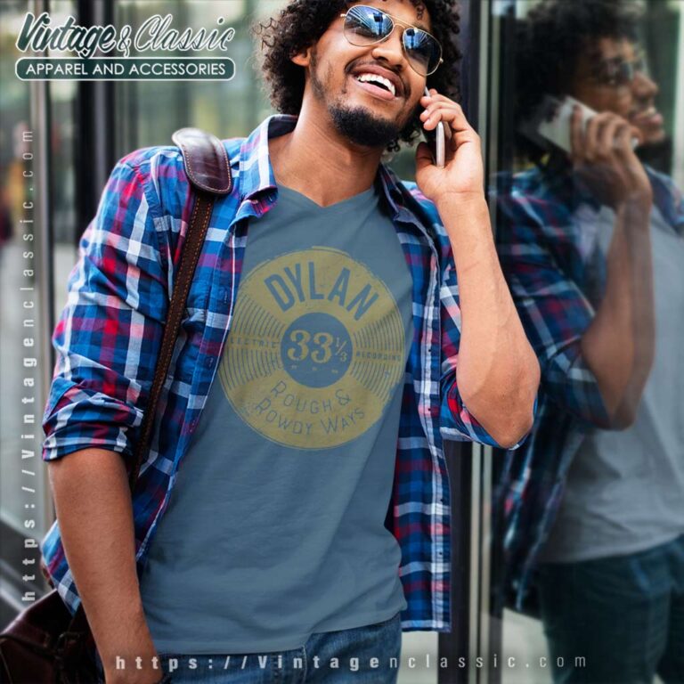 Bob Dylan Electric Recording V Neck TShirt Bob Dylan Electric Recording V Neck TShirt