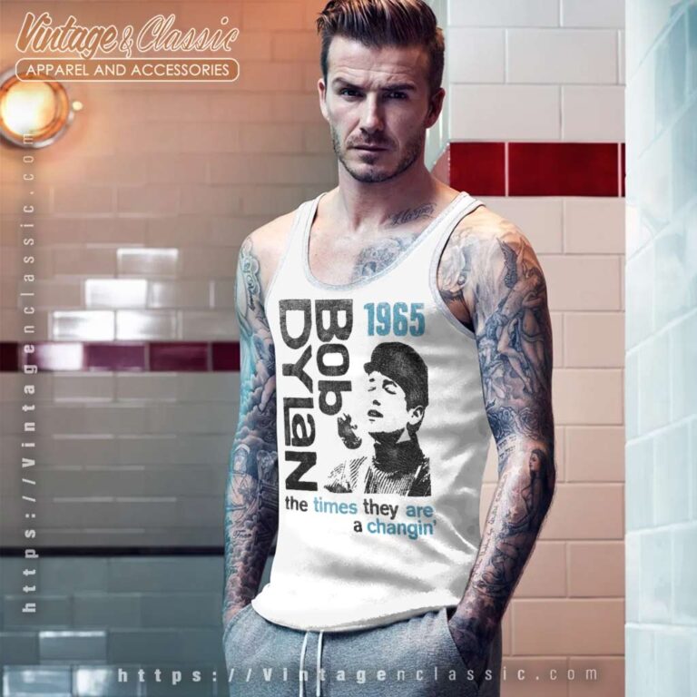 Bob Dylan England Tour 1965 Tank Top Racerback Bob Dylan England Tour 1965 Tank Top Racerback