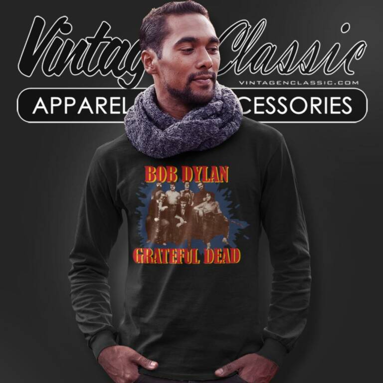 Bob Dylan Grateful Dead Alone Together Long Sleeve Tee Bob Dylan Grateful Dead Alone Together Long Sleeve Tee