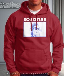 Bob Dylan Harmonica Microphone Photo Hoodie