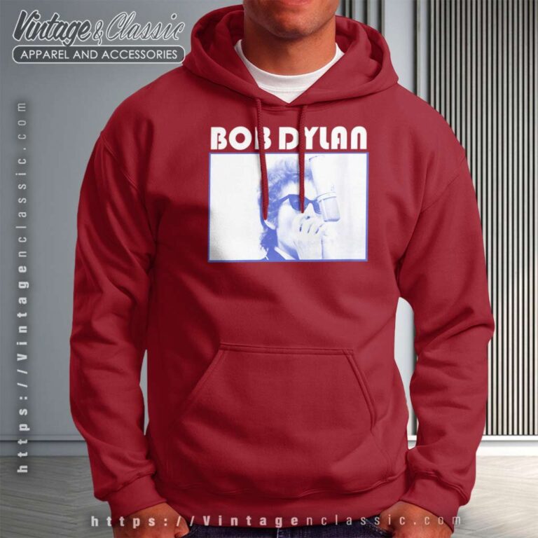Bob Dylan Harmonica Microphone Photo Hoodie Bob Dylan Harmonica Microphone Photo Hoodie