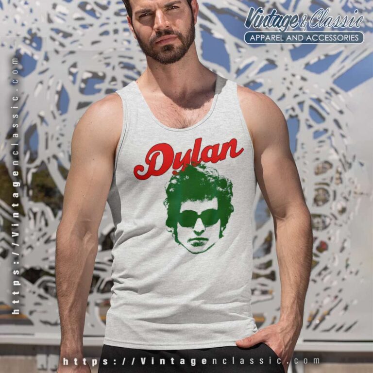 Bob Dylan Holiday Tank Top Racerback Bob Dylan Holiday Tank Top Racerback