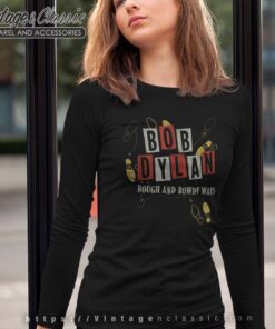 Bob Dylan L R Long Sleeve Tee